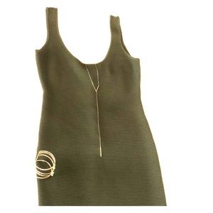 Ribbed Body con dress